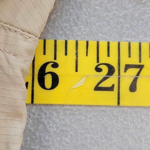 Eddie Bauer Travex Men's Button Down Shirt Size XLT Tall Khaki Beige SS Nylon - Picture 10 of 12